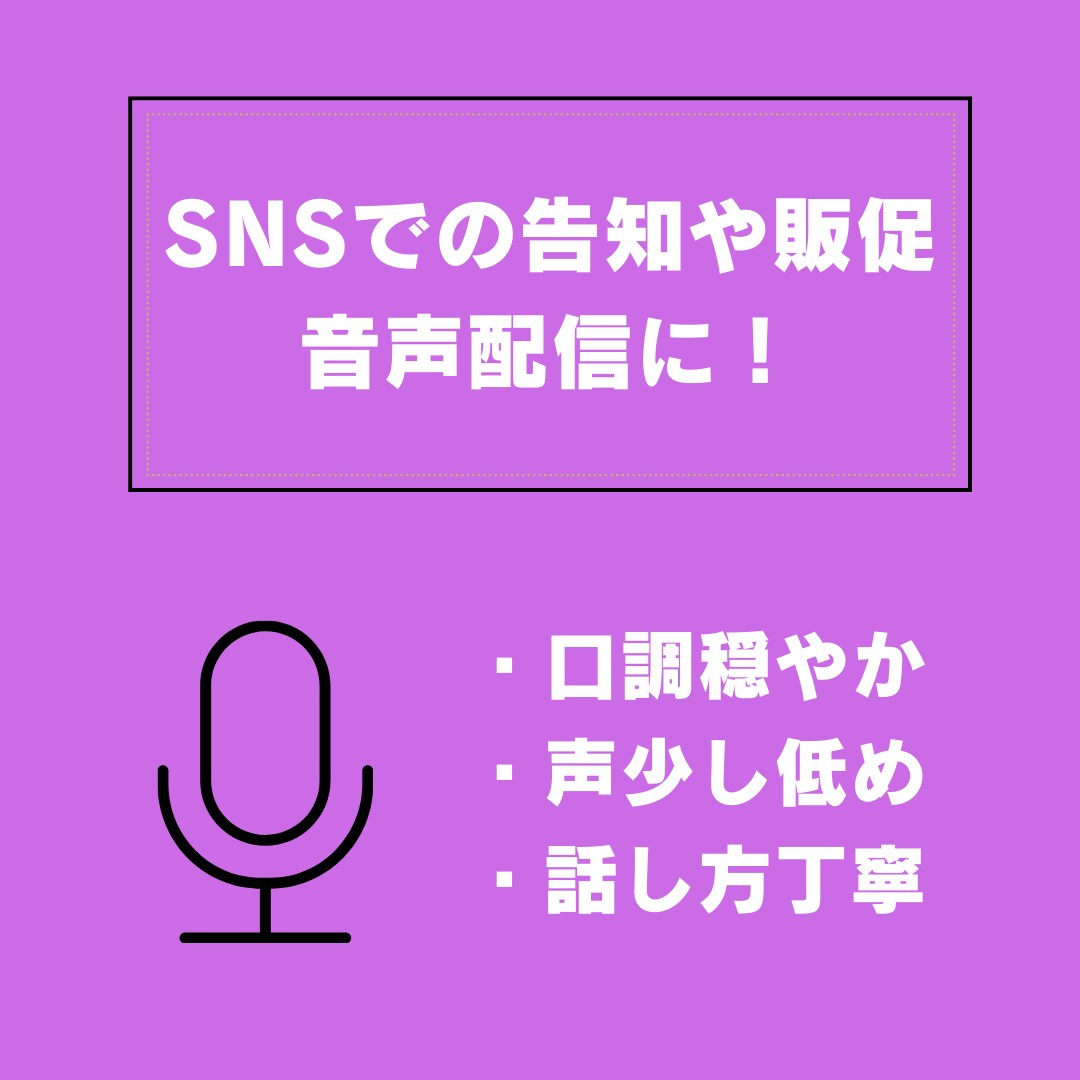 あなたの本のPR文章朗読します SNS告知に！本の内容を音声でわかりやすく イメージ2