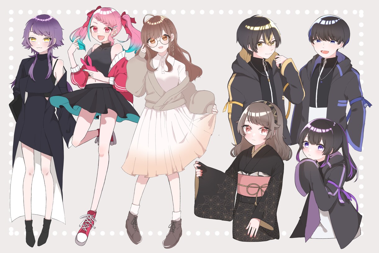 立ち絵制作します TwitterアイコンやTRPG立ち絵にどうぞ イメージ5