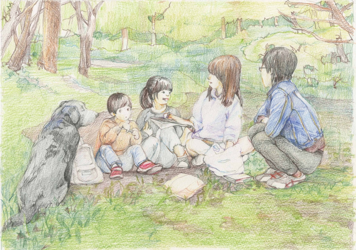色鉛筆で柔らかな似顔絵描きます 写真から似顔絵を描き起こします。お祝いや記念品として。 イメージ2
