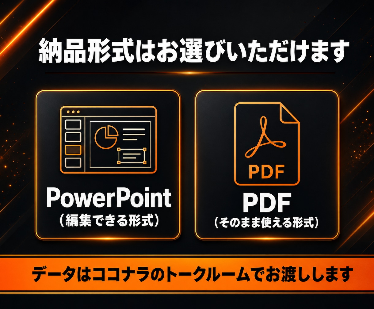 スライド作成 丸投げOK 最短即日で仕上げます 原稿は丸投げでOK。最短即日で、伝わる資料に仕上げます イメージ8