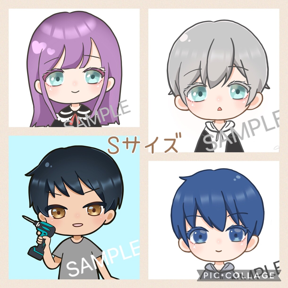 1500円～！SNSで使える可愛いアイコン描きます 可愛いアイコン！早急な仕上がりをお求めの方へ。 イメージ1