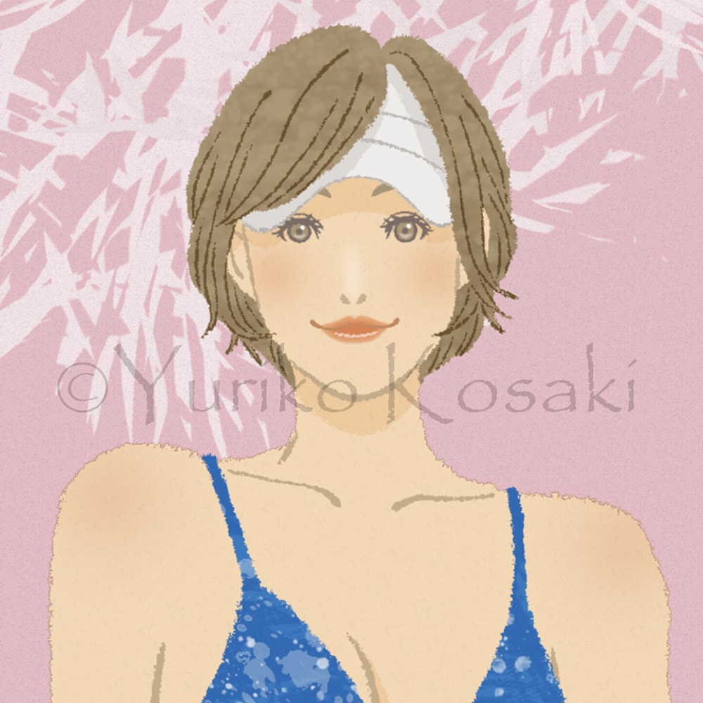 マット感のあるお洒落イラストを描きます ドライブラシタッチの大人可愛い女性アイコンを求めている方へ イメージ4
