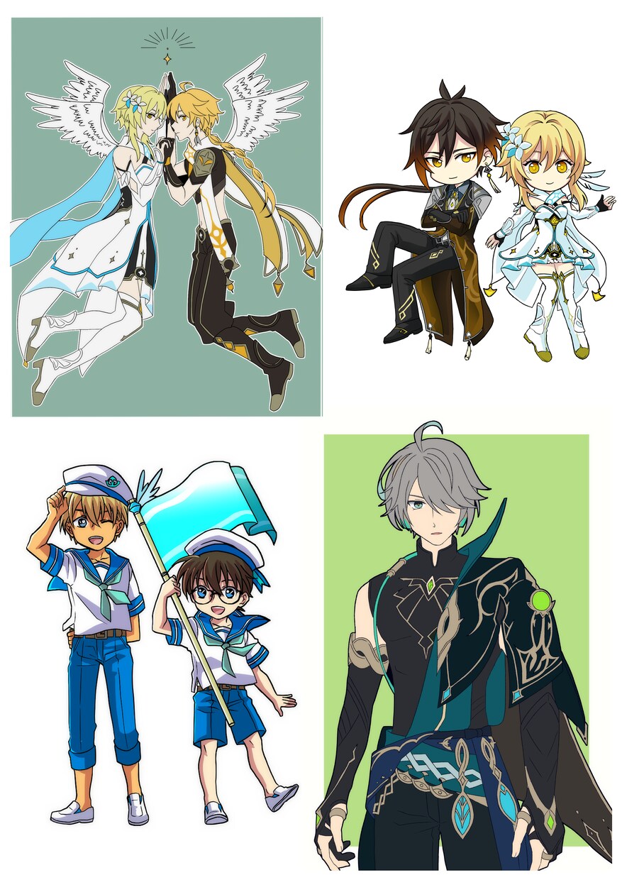 アニメ塗りイラストお描きします キャラクターイラストアイコン作成など イメージ4