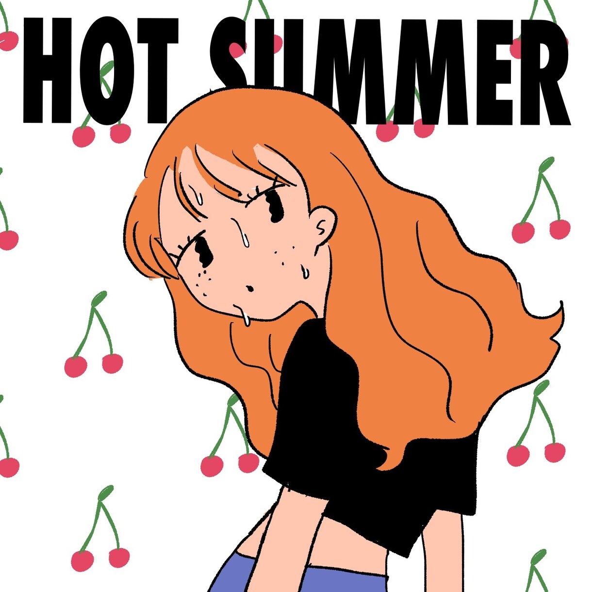 ポップな雰囲気のイラスト制作します SNS等の二次利用オールOKです！ イメージ1