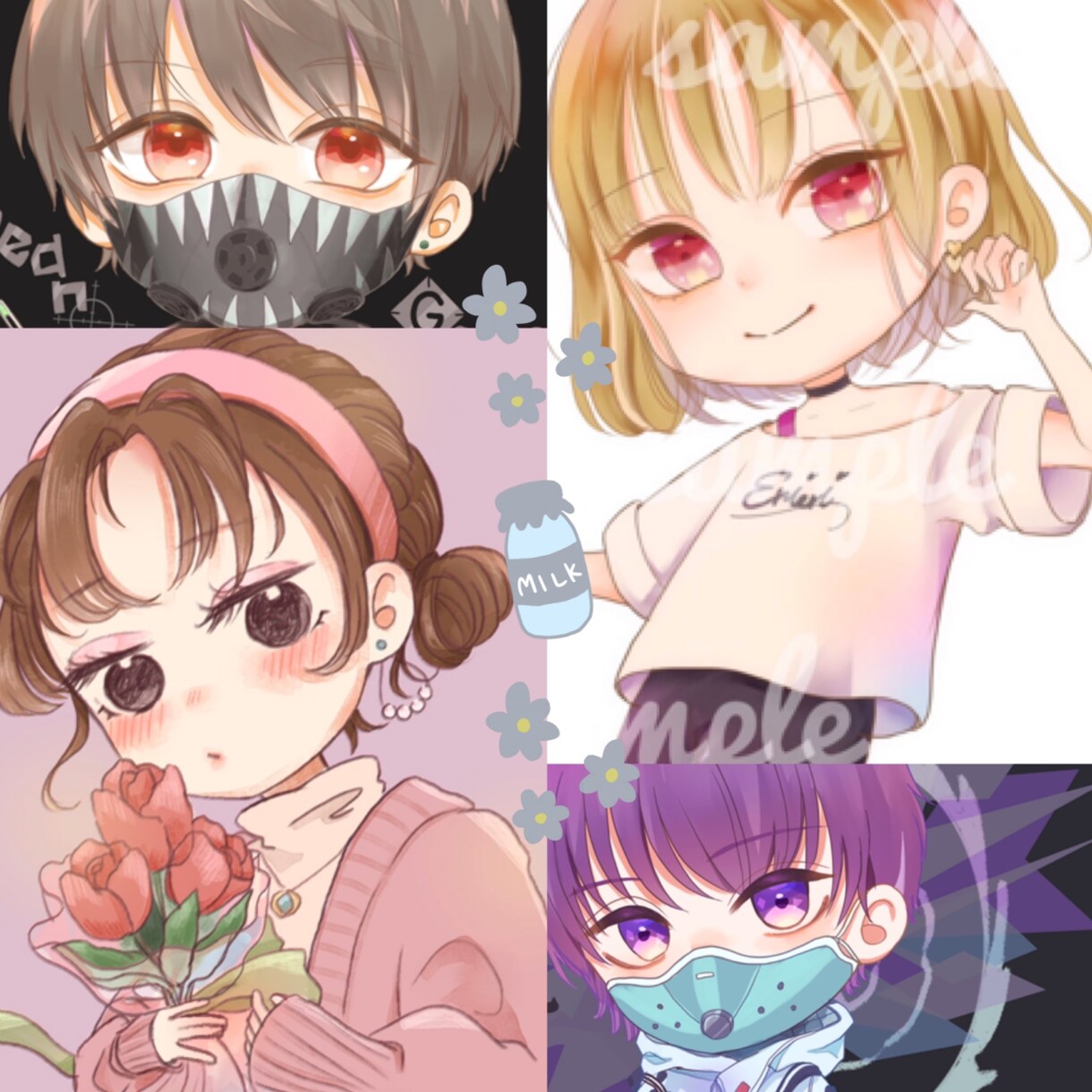 あなただけのキャラクターイラスト描きます 配信用や個人用、プレゼントにも！ イメージ4