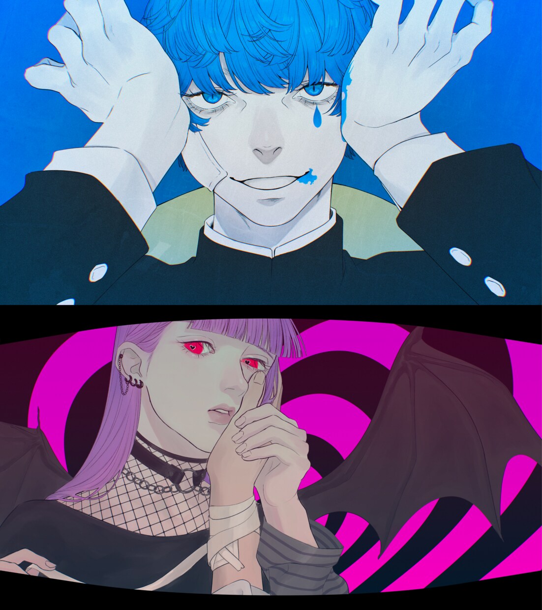 初回限定価格＊リアル寄りイラスト承ります 歌ってみた/SNSアイコン・ヘッダー/様々な用途のイラスト イメージ3