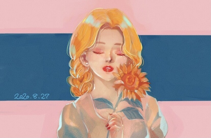 SNSアイコンを作成します SNSなどで使用する女の子のアイコンイラストを作成します！ イメージ2