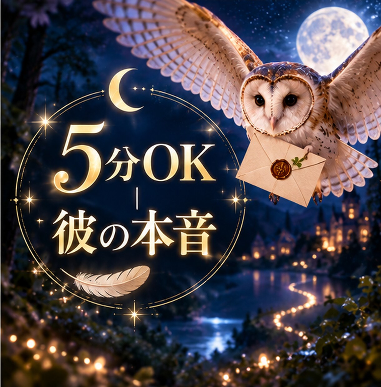 5分OK｜連絡すべきか迷う夜の本音を読みます 迷いが一つなら5分で。彼の本音と今夜の一手をお伝えします イメージ8
