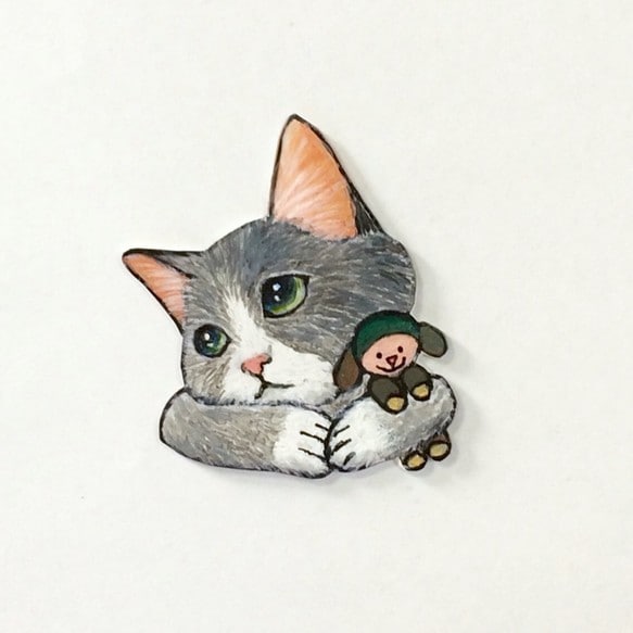 プラバン制作をしてレジンコーティングをします オリジナルキャラクター、写真等をアクセサリー用に制作します。 イメージ8