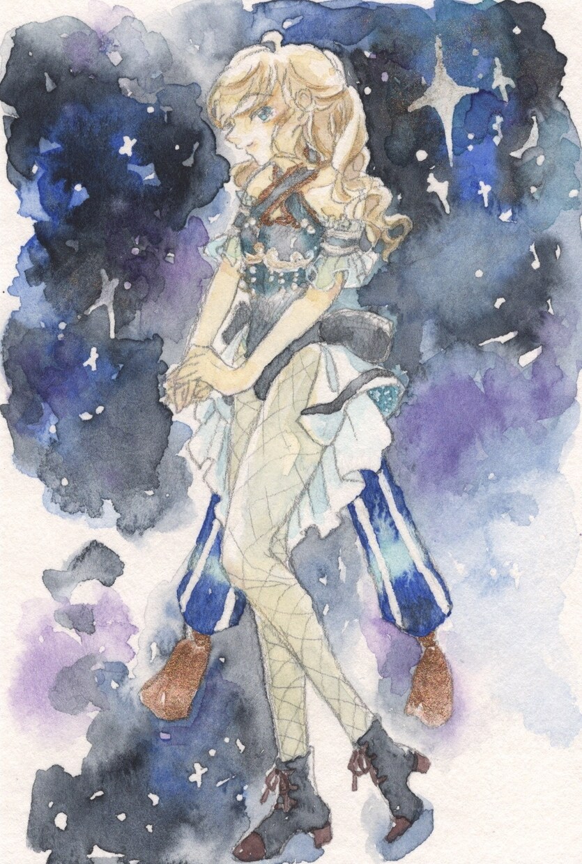 水彩にて宝塚風イラスト描きます ご希望のキャラクター像や似顔絵を描きます！ イメージ2