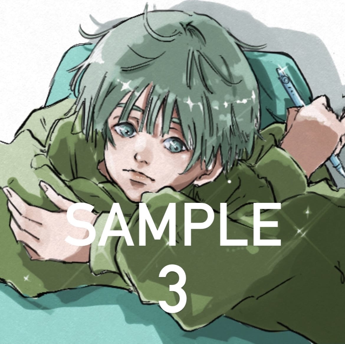 かわいい寄りのきらきらイラストお描きします バストアップイラストお描きします。お気軽にご相談ください！ イメージ4