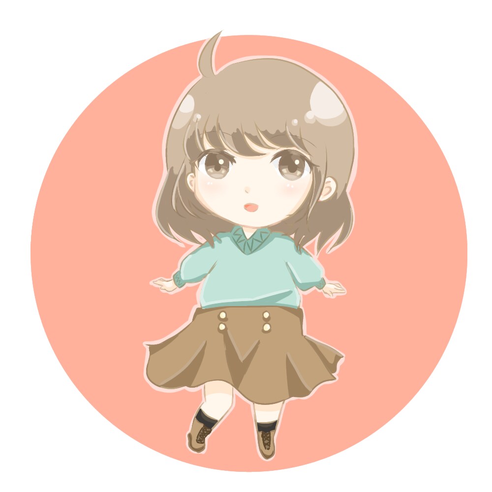 SNS等で使えるイラスト描きます デフォルメイラスト、可愛らしい女の子キャラ描きます！ イメージ1