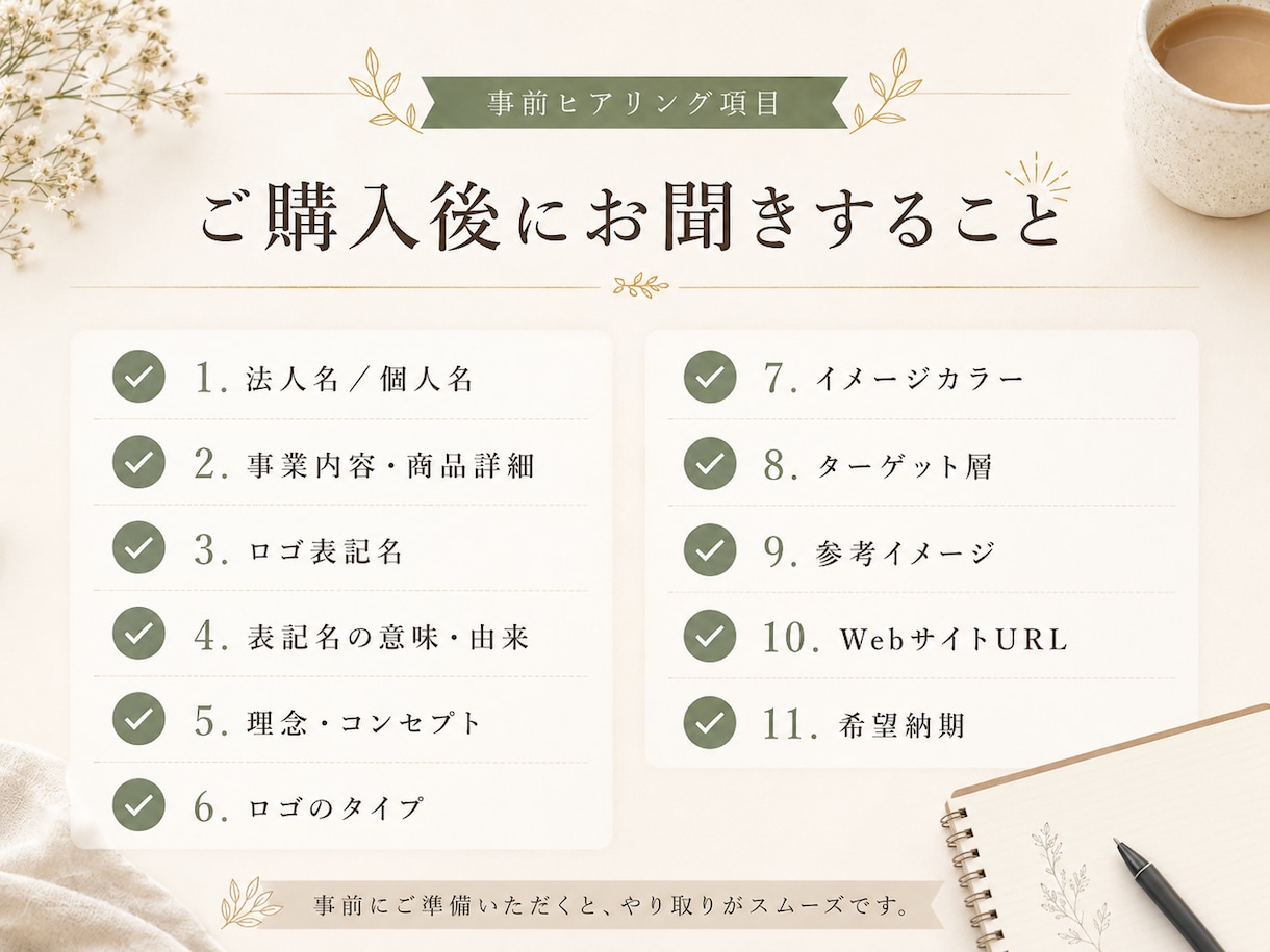 想いを形に！記憶に残るオリジナルロゴ制作いたします あなたの想いを丁寧にカタチにします。 イメージ7