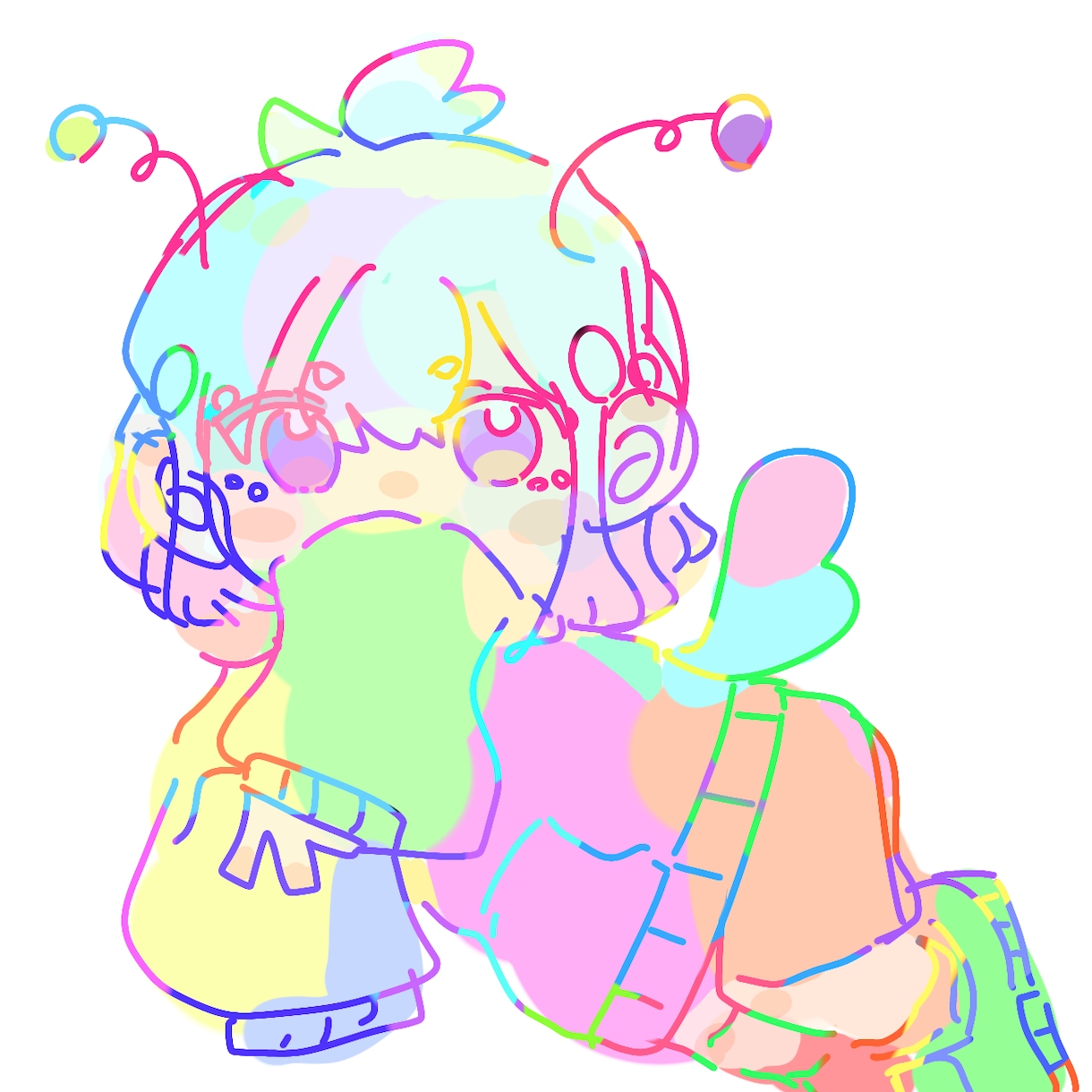 ゆるゆるかわいいカラフルなイラストを描きます しょたけも好きな方におすすめ！！(女の子も描けます) イメージ1