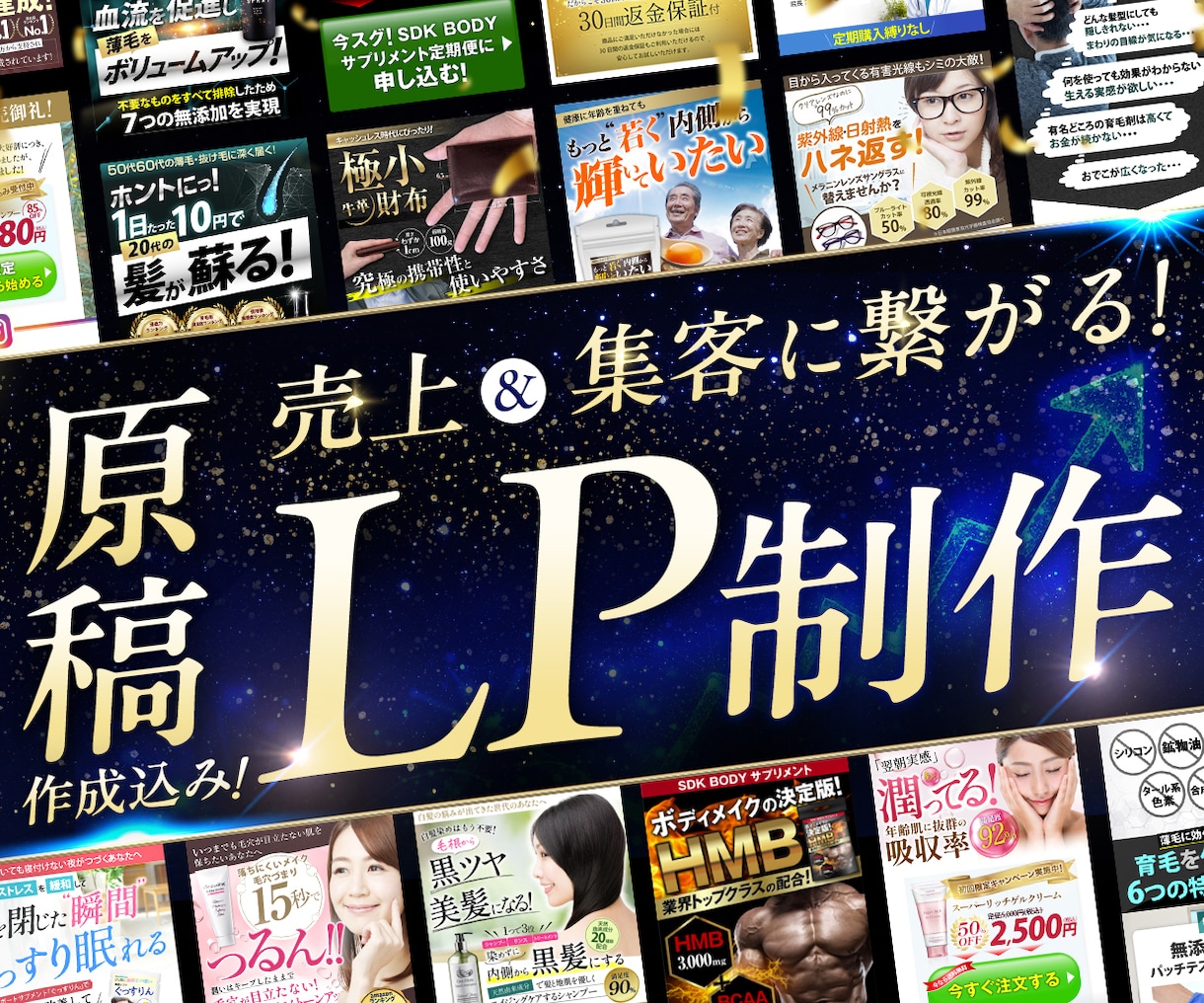 初心者の方大歓迎 LP制作 原稿～まるっと作ります 忖度なしのご提案で成果の上がるLPを丸投げ制作いたします。 イメージ1