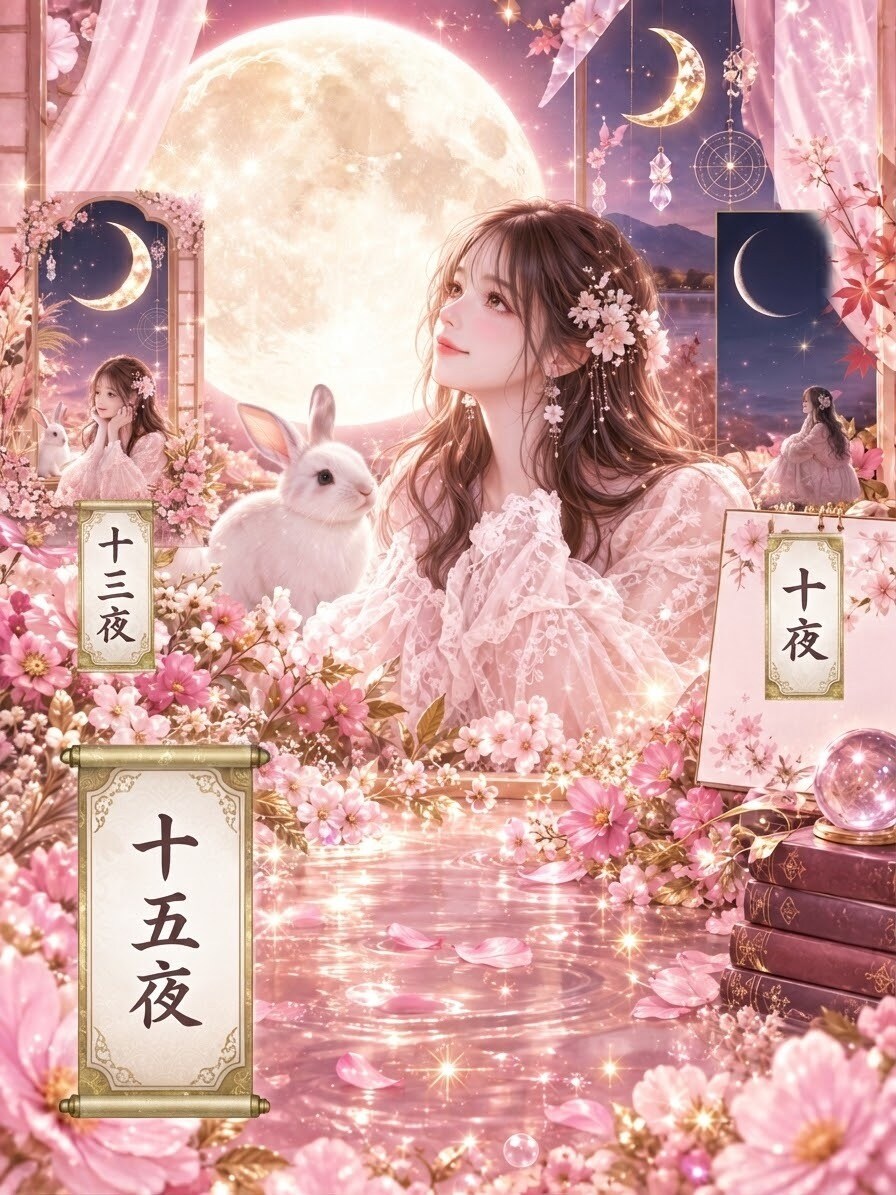 秋分後の10月 あなたの運気を読み解きます 十五夜から十三夜へ。実りを受け取り、次の流れを整える10月 イメージ3