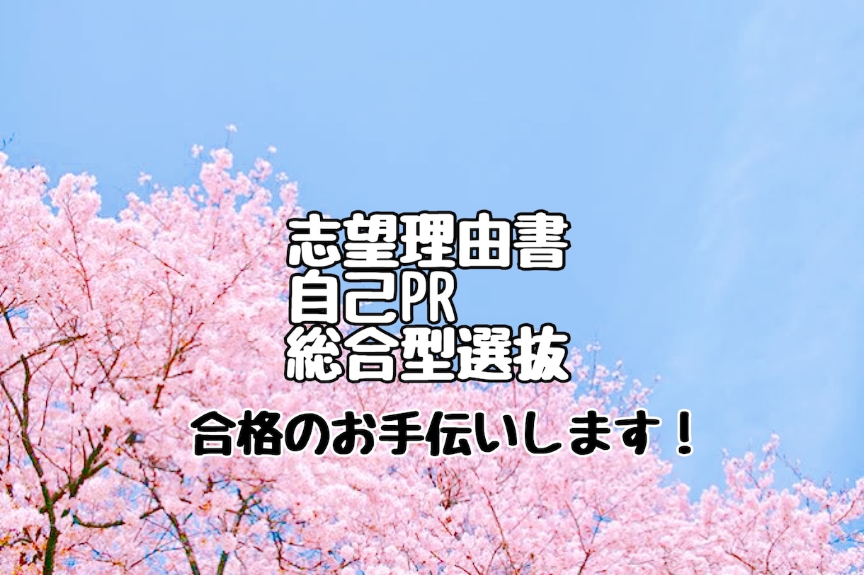 志望理由書・自己推薦書・活動報告書を添削します 総合選抜型大学入試向け！元高校教員が丁寧に対応します！ イメージ1