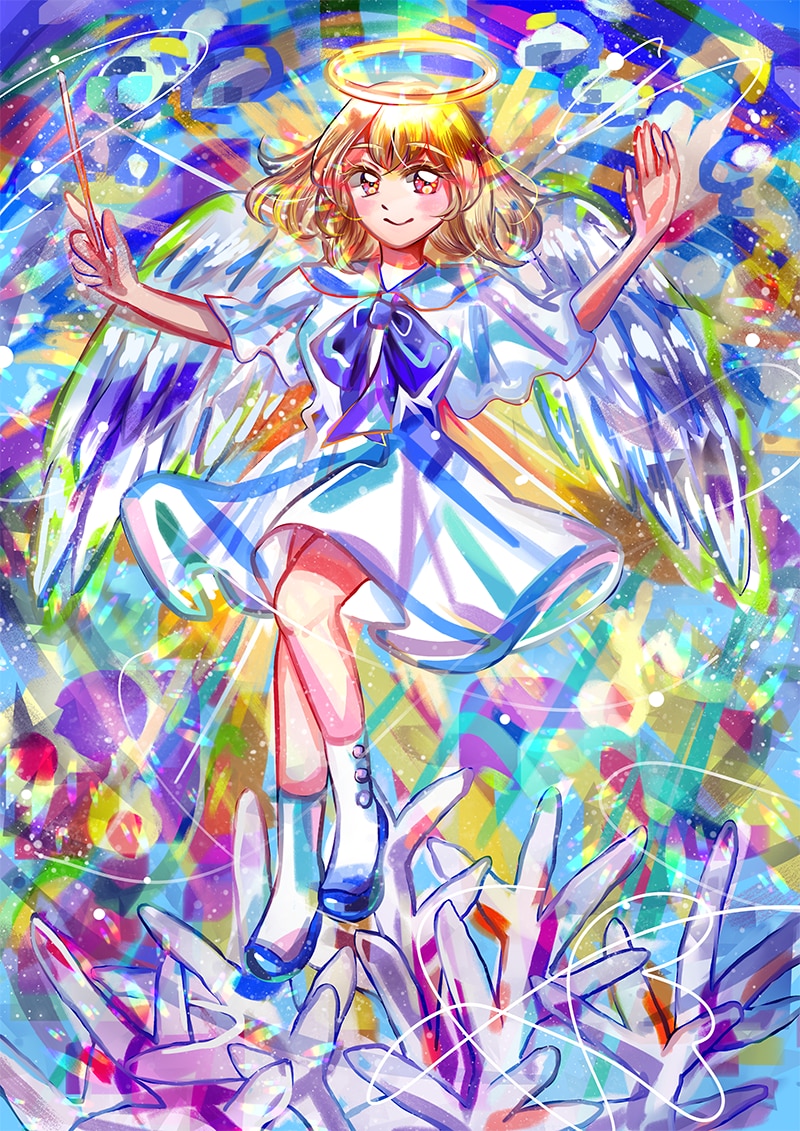 個性的でキラキラしたイラストを制作します 独自の透明感、色彩感覚が強みです！ イメージ6