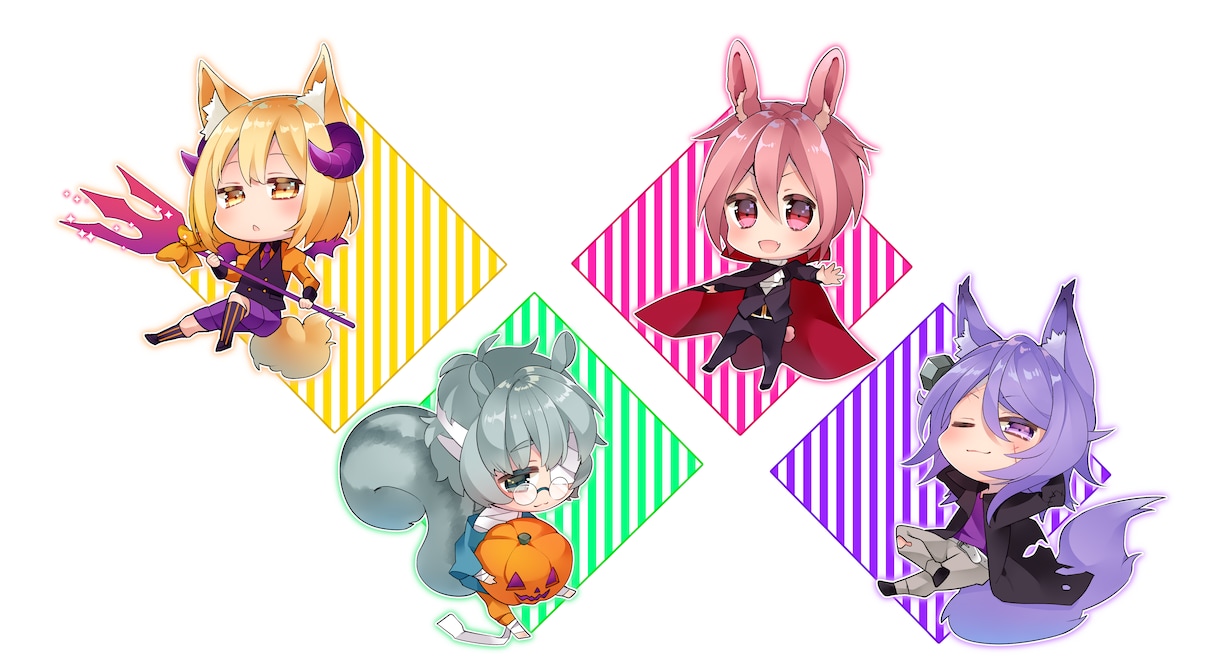 可愛いちびキャラ・SDキャラお描きします グッズやSNSのアイコンなどに イメージ2