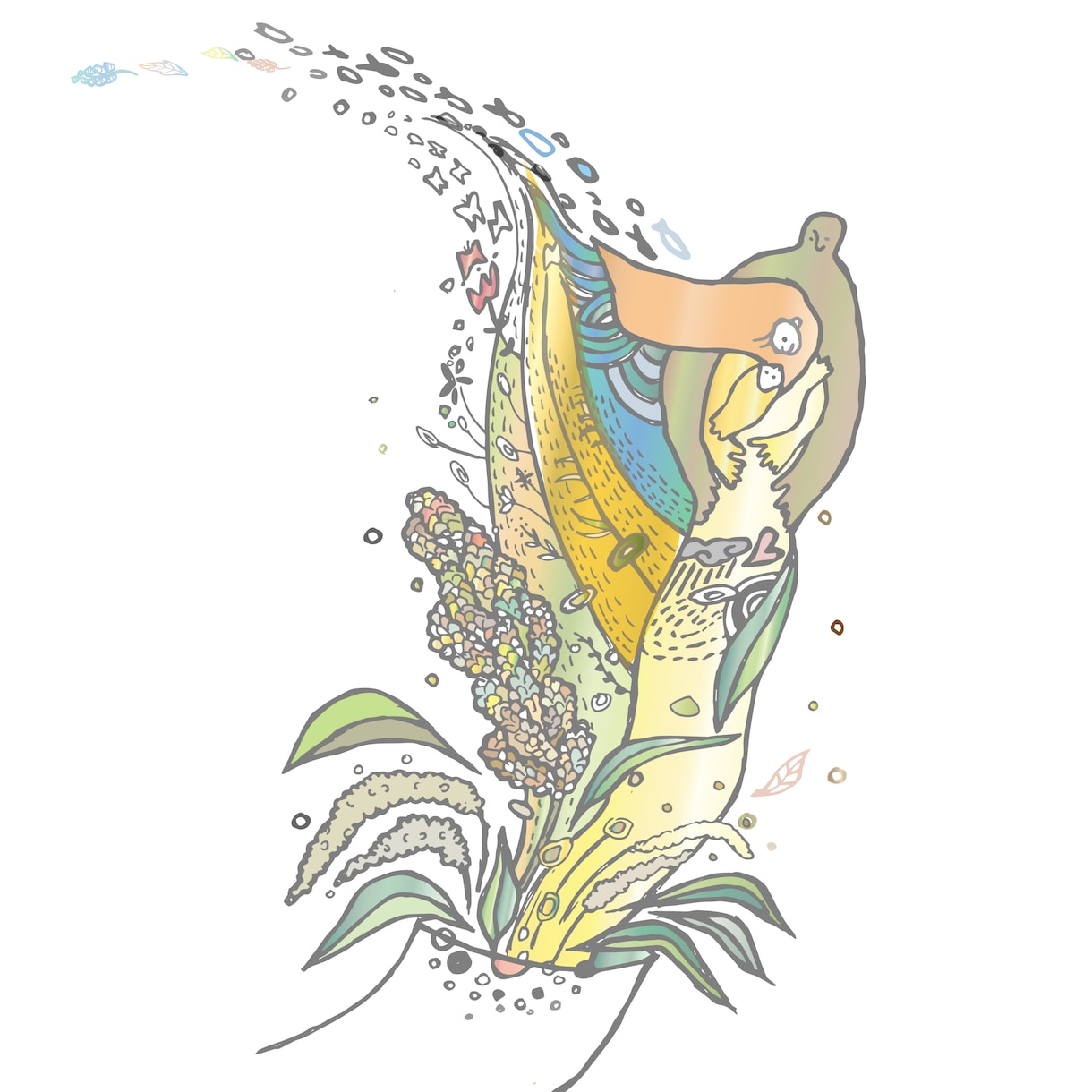手描き感のほっこりしたイラスト描きます どこにもないイラストカット、挿絵などで他と差をつけたい方 イメージ6