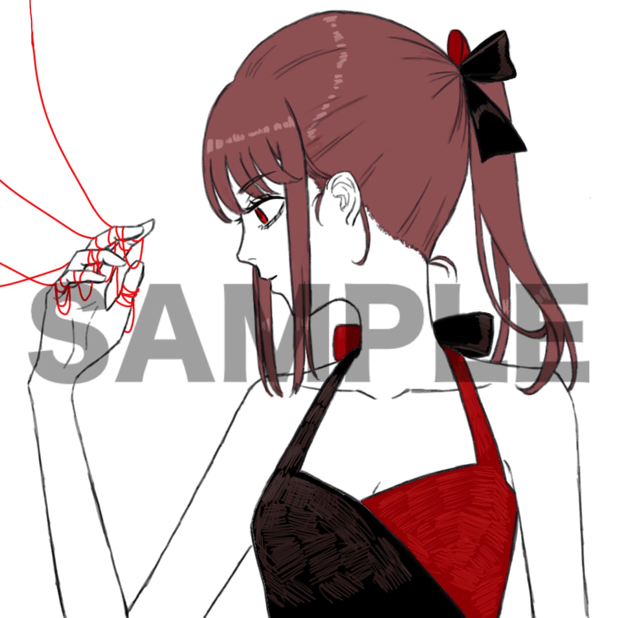 格安でアイコン・SNSイラスト描きます シンプルでクールな人物イラストをお求めの方はぜひ！ イメージ10