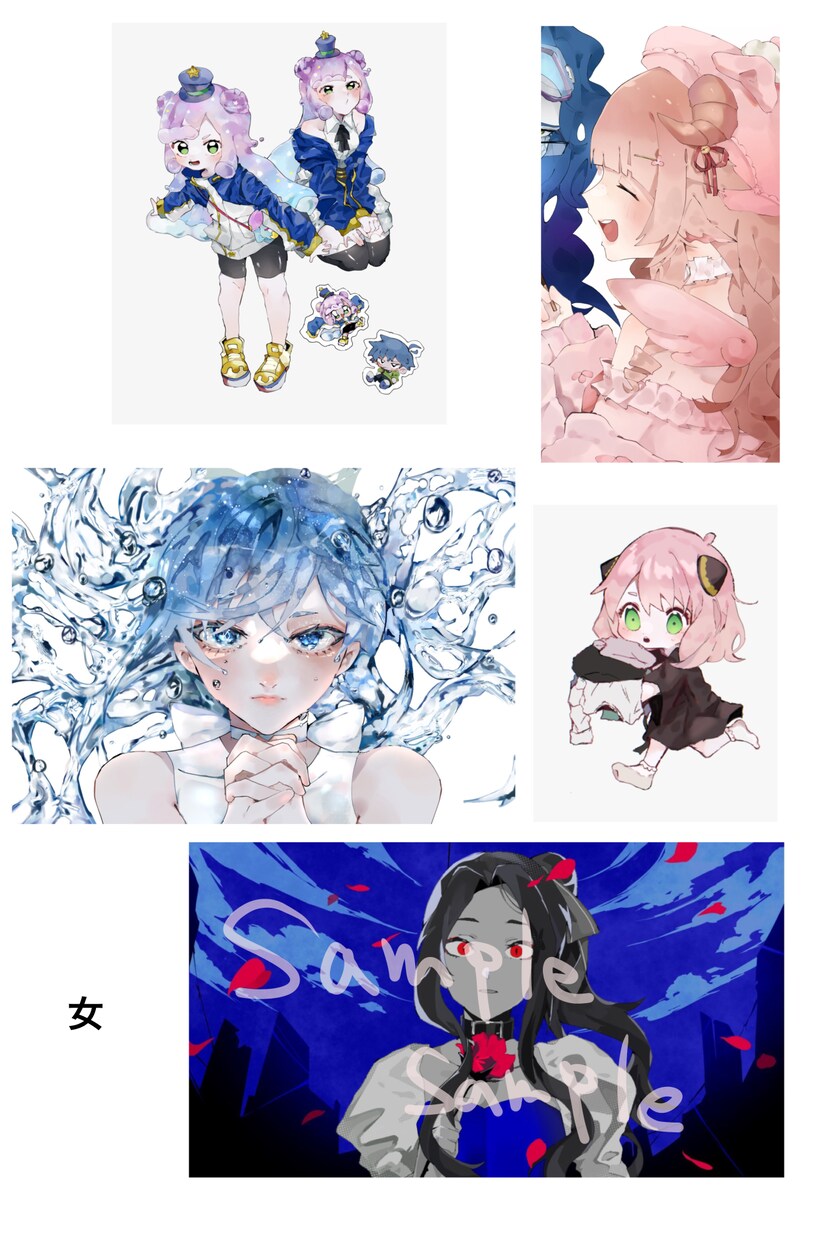 最短即日でどんなのでも描きます デフォルメや可愛い、カッコイイに全振りした極端な絵柄で イメージ2