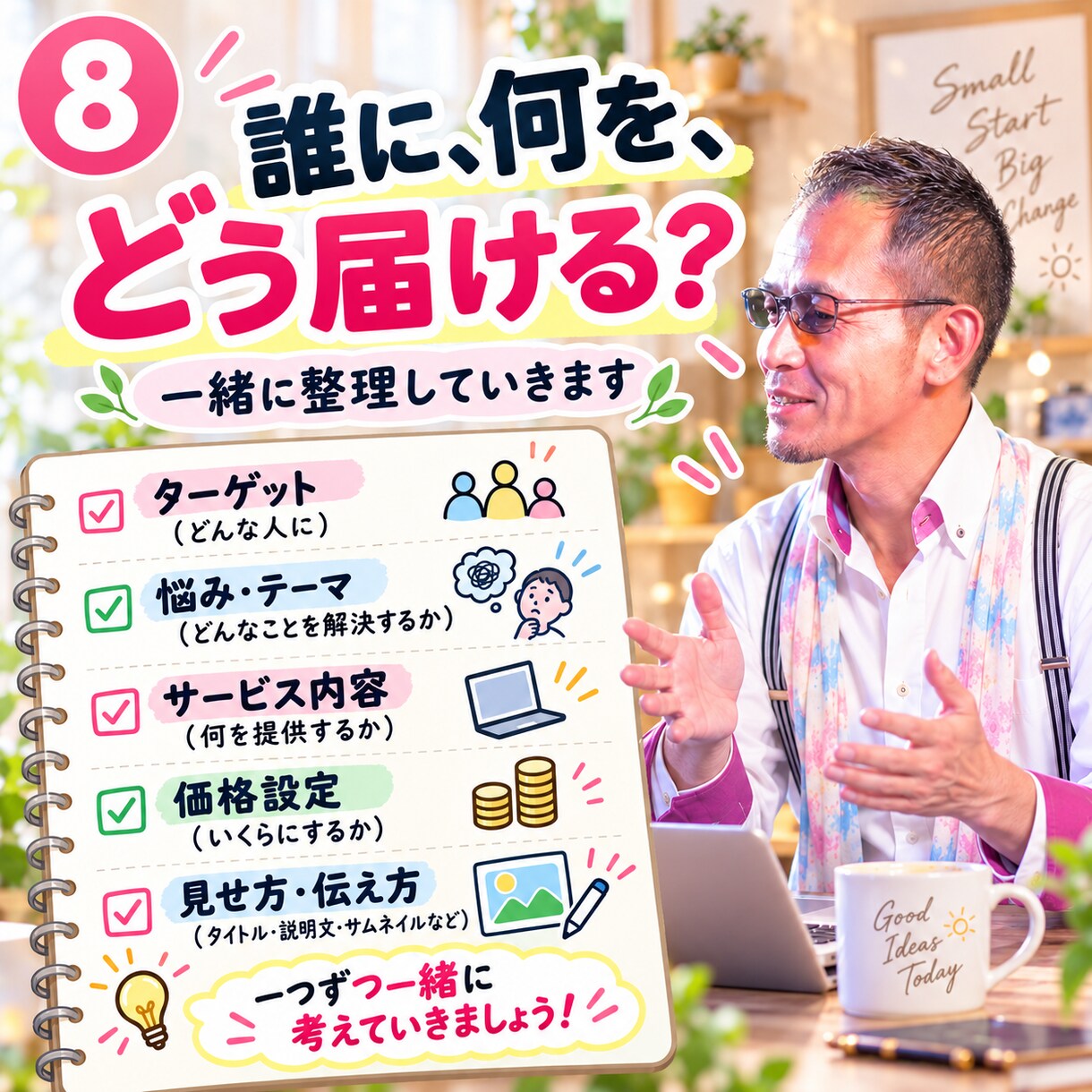 何を売る❓ココナラ出品を電話で【作戦会議】します 貴方の経験を、ココナラの商品にする入口！あなたの得意を形に イメージ8