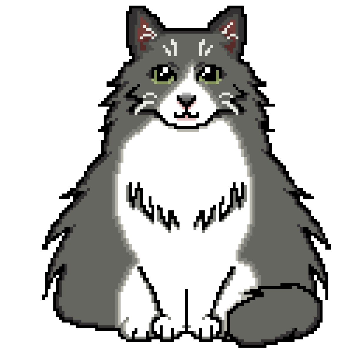 愛らしいペットのドット絵作成します リアル調、デフォルメ調などご希望の仕上がりにできます イメージ3