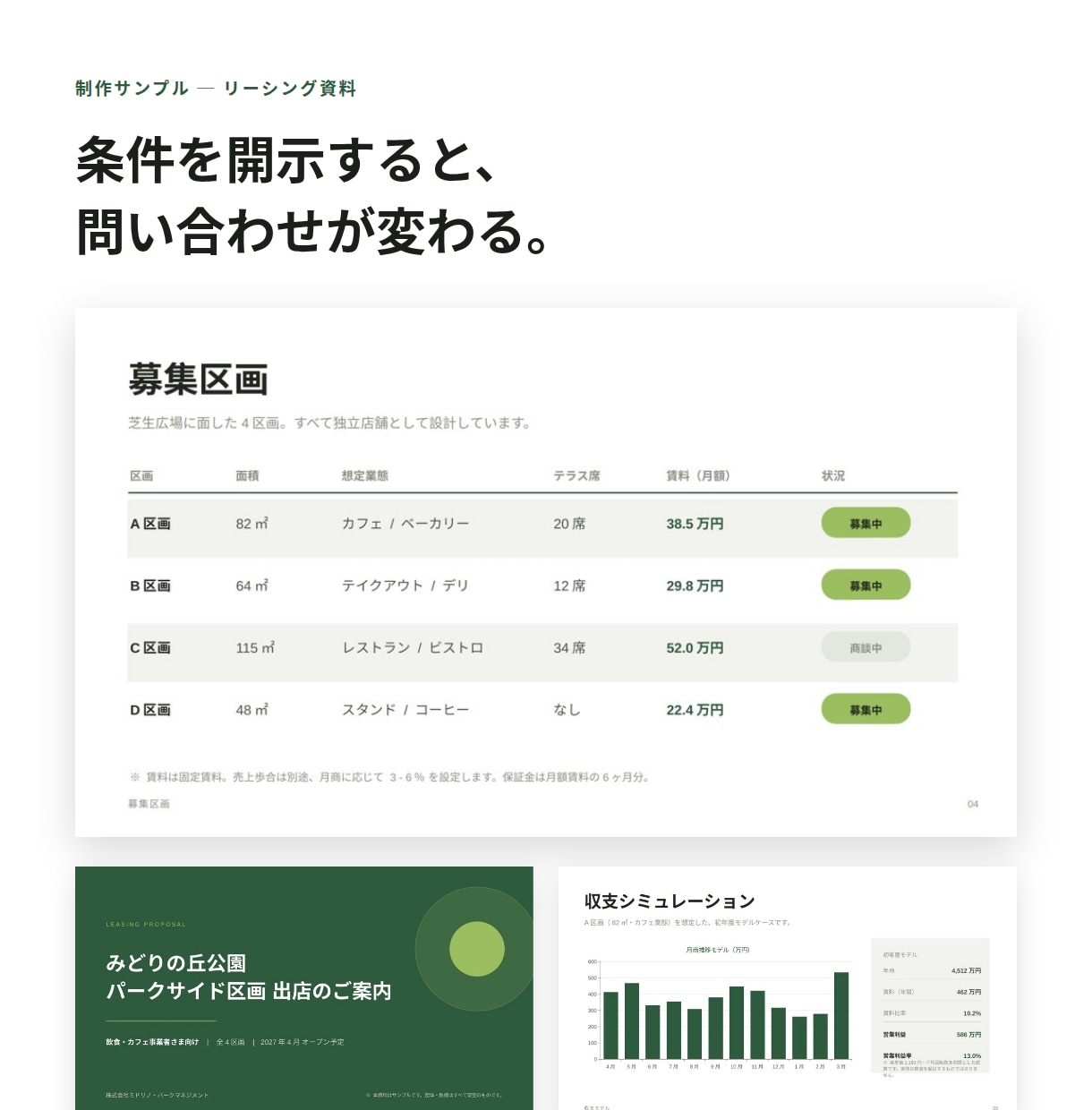 リーシング・企画書・協賛資料作成します 協賛・行政・社内稟議｜通すための構成から設計します イメージ7