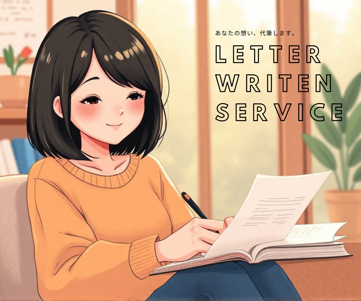 手書きで心を伝える。丁寧に代筆いたします 手書きの温もりで、心を伝える代筆 イメージ1