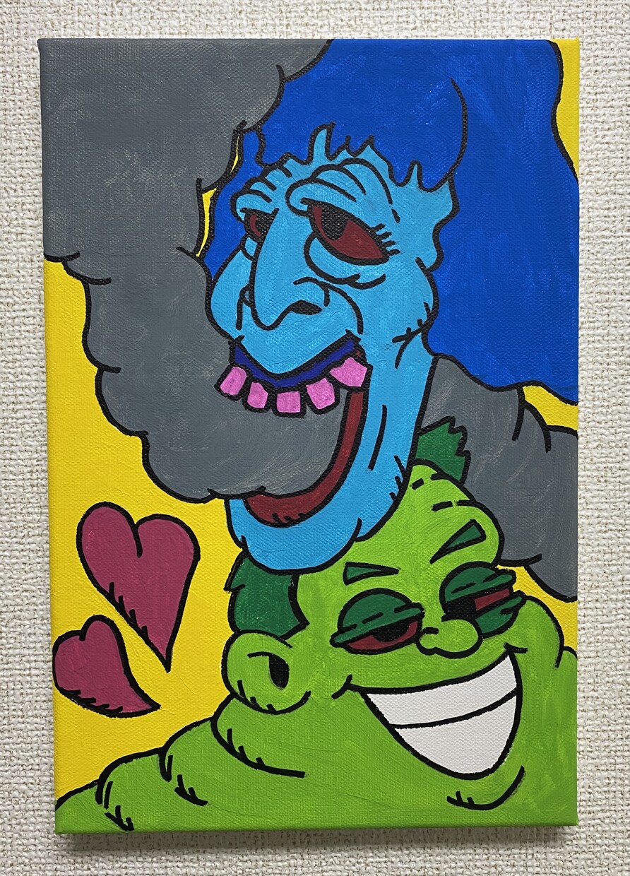 部屋にポツンと飾る奇妙な絵を提供します メッセージも何もない、感じ方は購入者の自分次第の絵 イメージ9