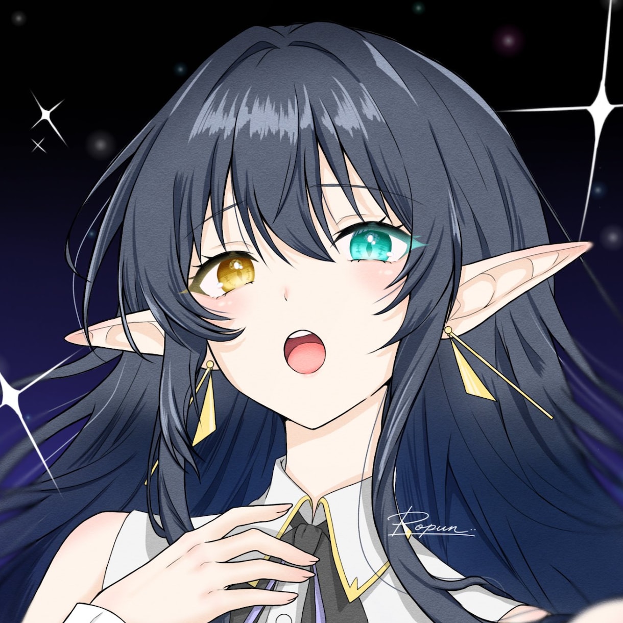 お試し価格(7月末まで)で可愛いイラスト描きます SNSやvtuberの活動に合う上半身のイラストをご提供 イメージ1