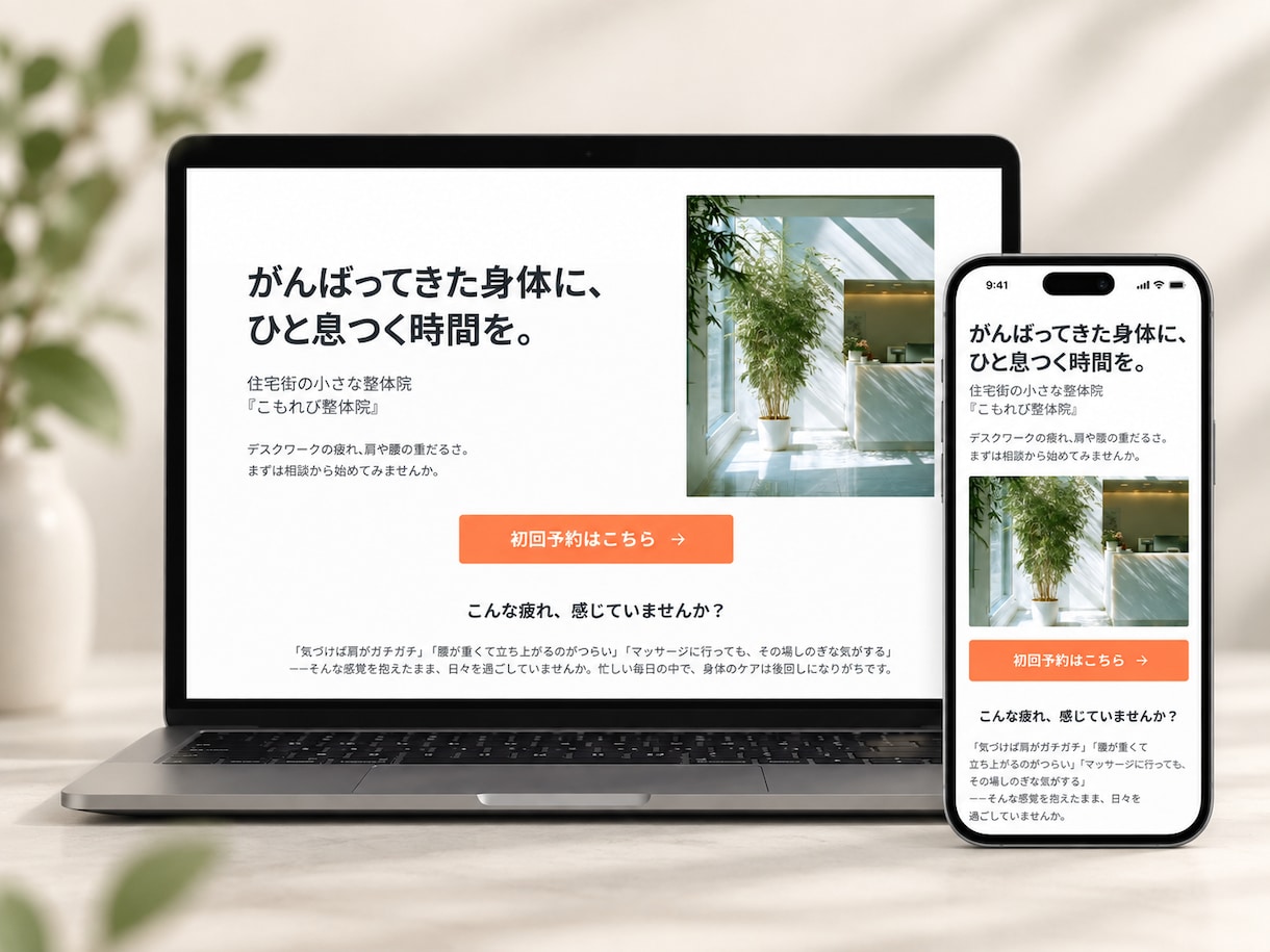 STUDIOで伝わるLPを制作します 情報整理からサポートします。初めてでも進めやすいLP制作。 イメージ3