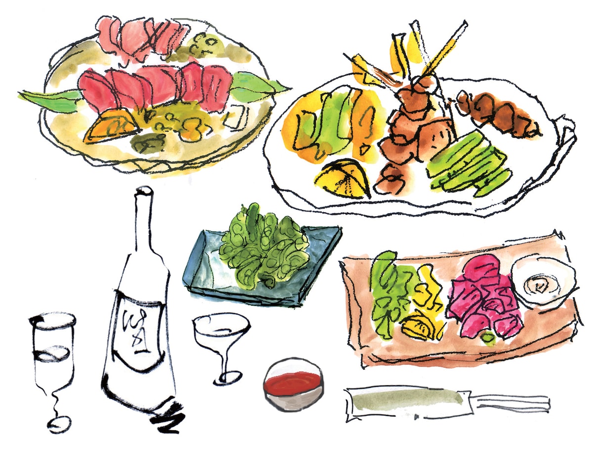 美味しく見える料理のイラスト描きます メニューや雑誌、HPの挿絵などにどうぞ。 イメージ2