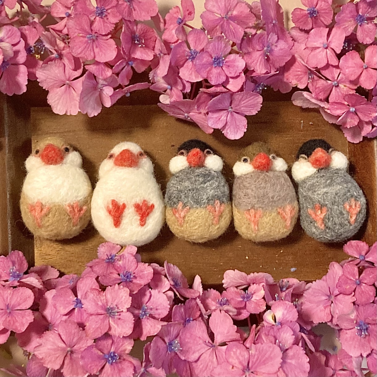 羊毛フェルトでうちの子文鳥をつくります うちのこ文鳥さんをお作りします イメージ7