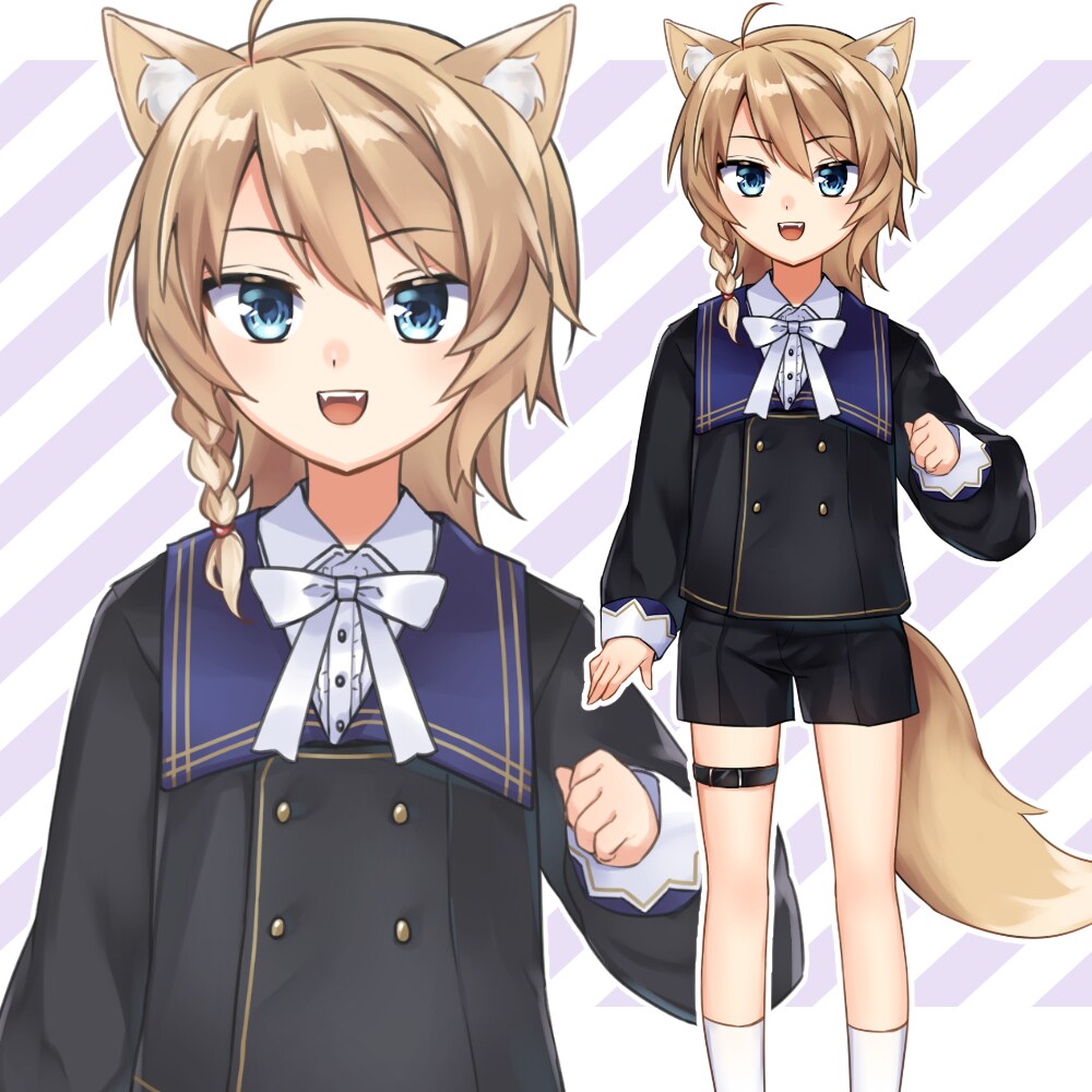 パーツ分け済みイラスト制作します 【vtuberさん向け】キャラデザも対応可能！ イメージ1