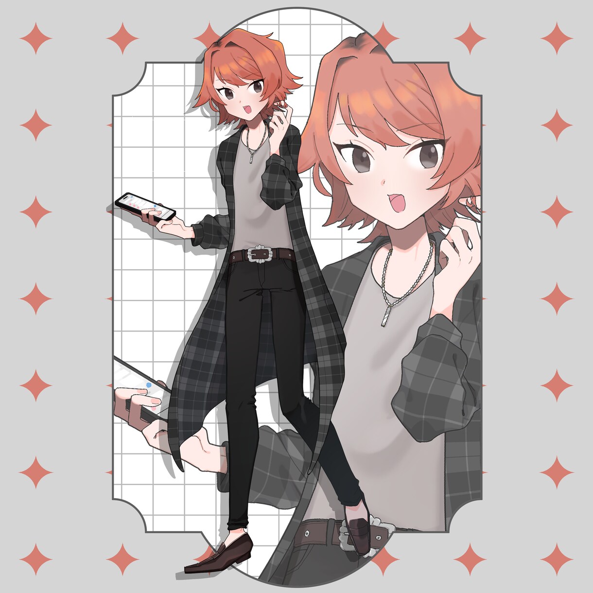 TRPGにおすすめの立ち絵をお描きします 頭からつま先まで！全身立ち絵5000円ぽっきり！ イメージ5
