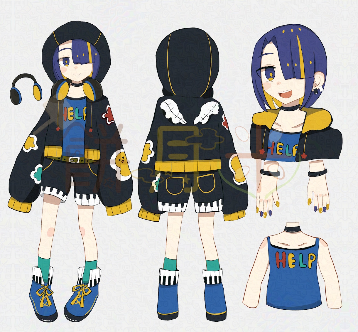 キャラクターデザインを制作します かわいい、ポップ、個性的、目を惹く（7日以内） イメージ3