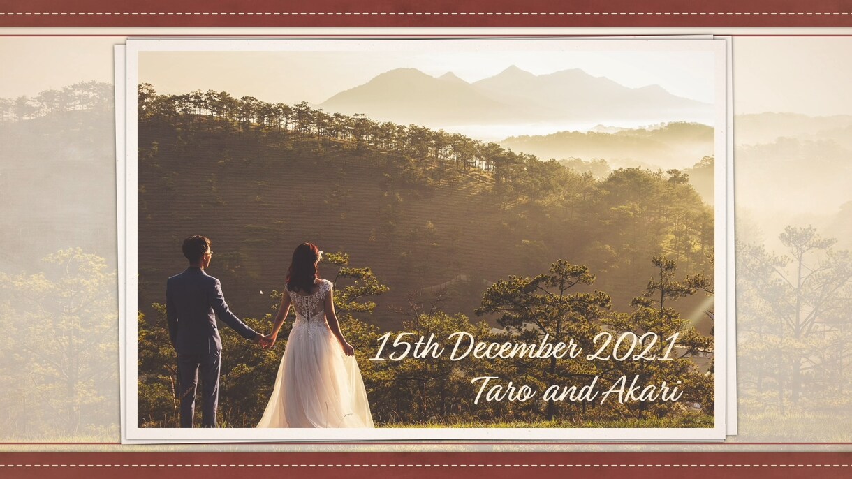 結婚式のプロフィールムービーを制作します 可愛くてお洒落な映像を短納期で提供いたします イメージ8