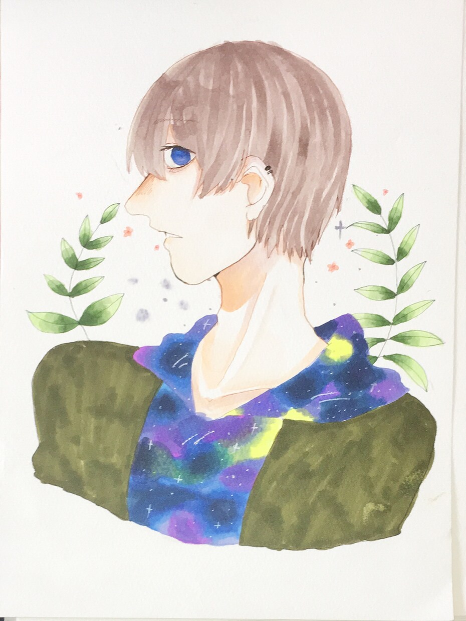 コピックでイラスト描きます 紙はマルマンのsketchブックを使います!!!! イメージ3