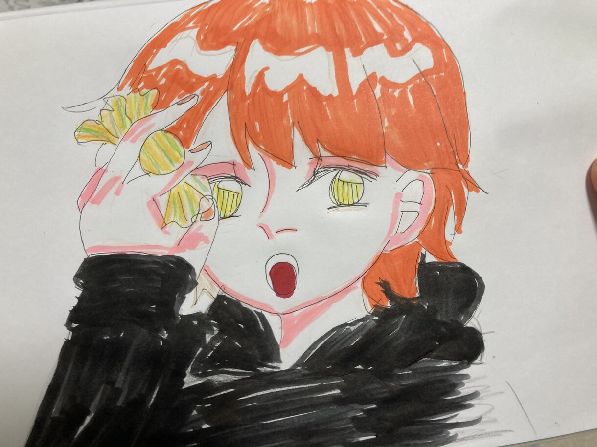 依頼していただいたイラストの作成をします ワンコイン！　一枚絵やアイコン作成！　色鉛筆やペンなど イメージ3
