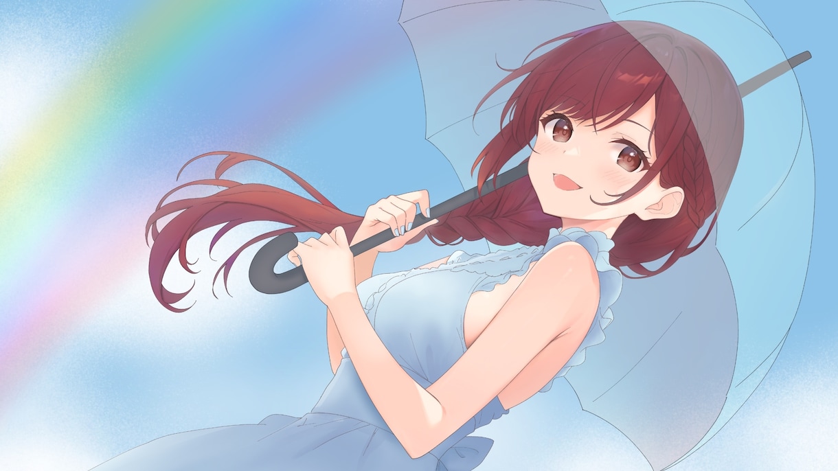 やわらかく目を引く女の子の一枚絵を描きます 配信や記念日に、表情豊かな一枚をお届けします イメージ2