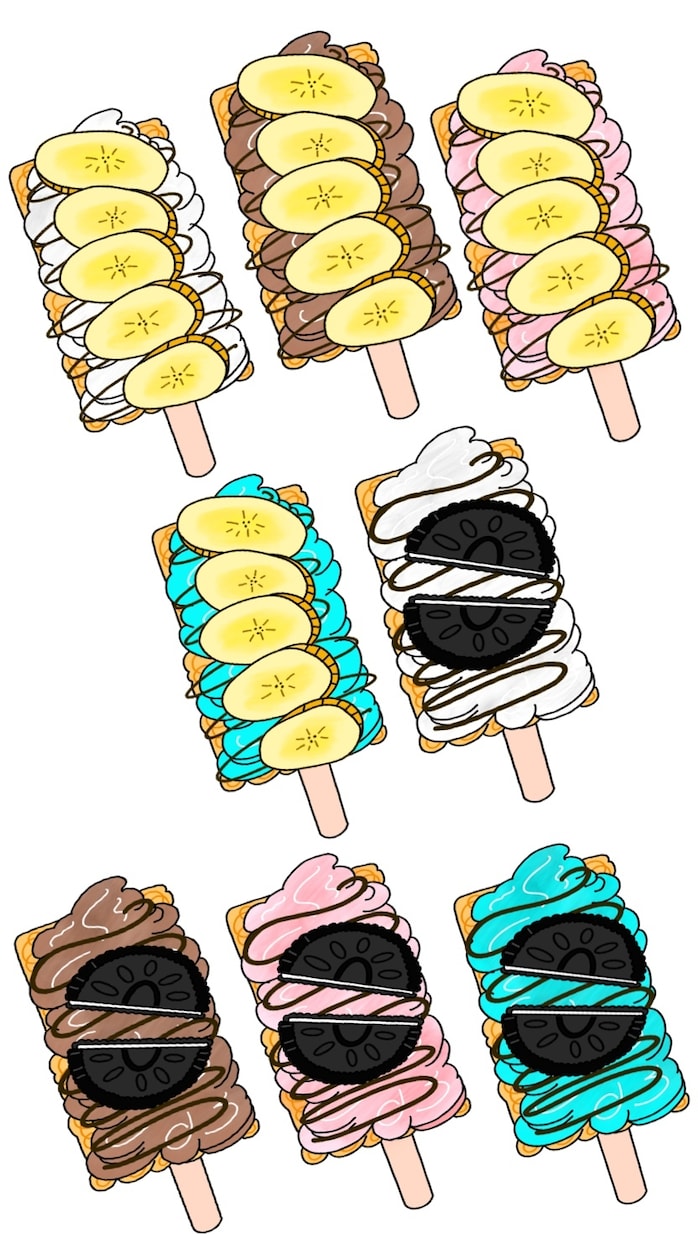 修正無料◎ 目を引く♩メニューイラスト描きます ふわふわ可愛らしい、ついつい買ってしまいたくなるメニュー！ イメージ5