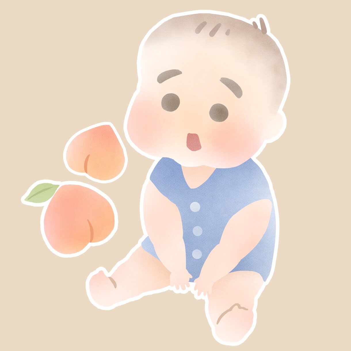 SNSアイコンに！ふんわりかわいい赤ちゃん描きます 双子ちゃん三つ子ちゃん追加料金なし★ イメージ6