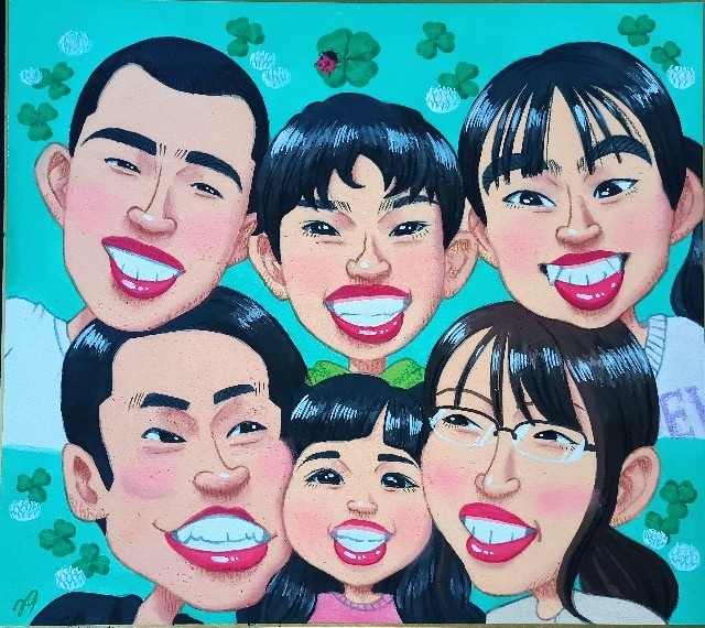 記念日のプレゼントになる手描きの似顔絵描きます 日本似顔絵検定協会が公認！7000人以上の制作実績 イメージ7