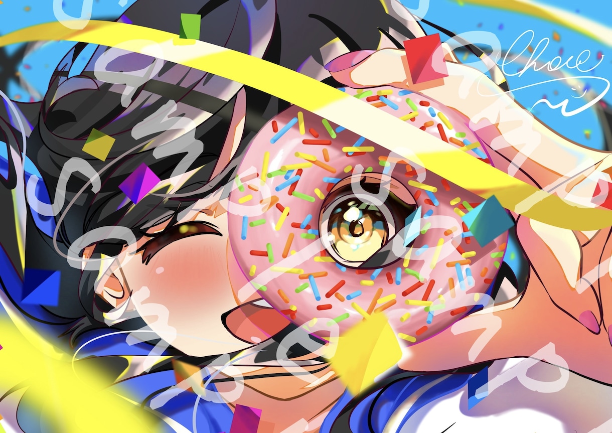 高品質!!可愛い女の子のアイコン描きます 可愛い女の子のアイコンやヘッダーもお任せ！ イメージ2