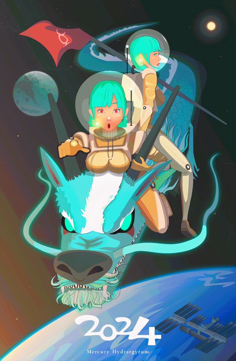 あなただけのベクターアート作品を作ります 【一枚絵のアニメ風ベクターアート作品】 イメージ1