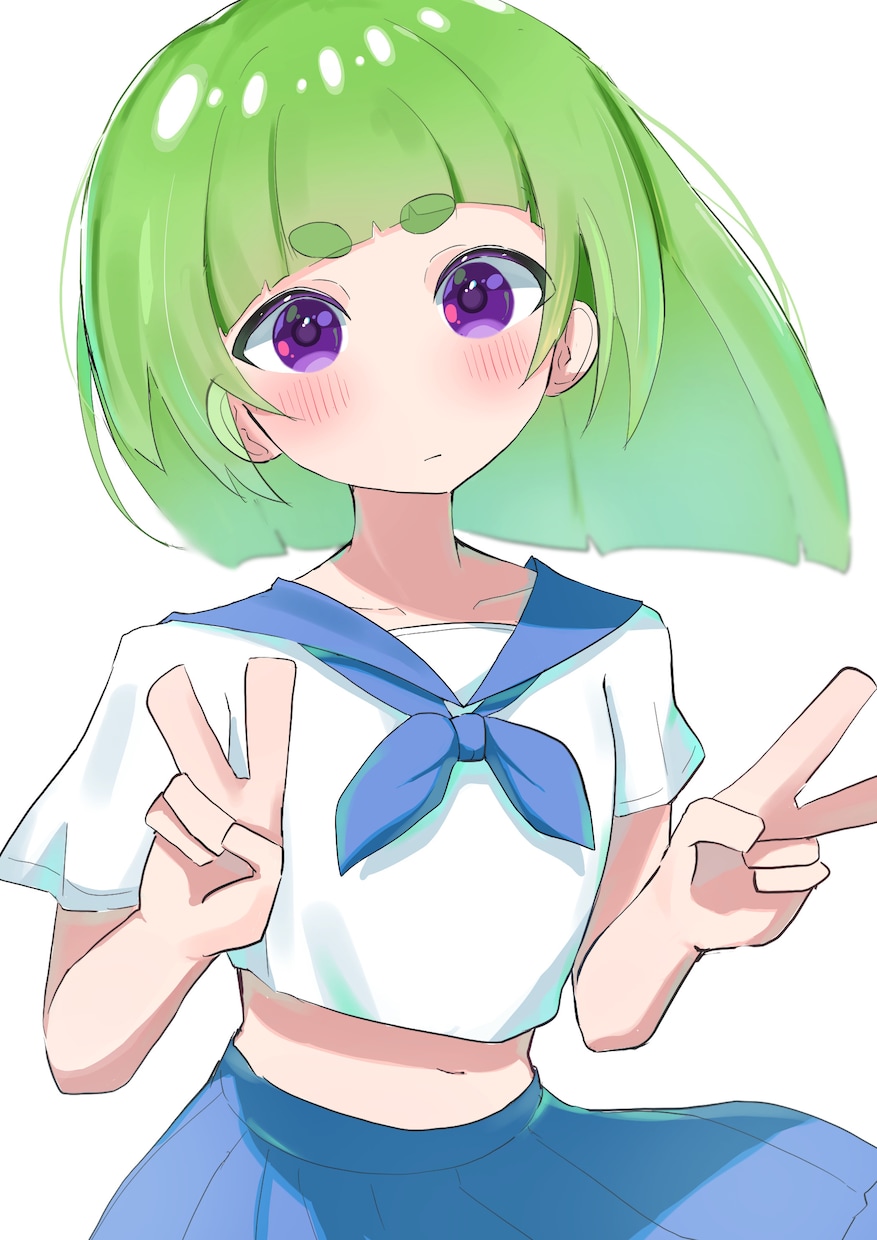 可愛い女の子のイラスト描きます イラスト描いてます。女の子描くのが得意です イメージ5