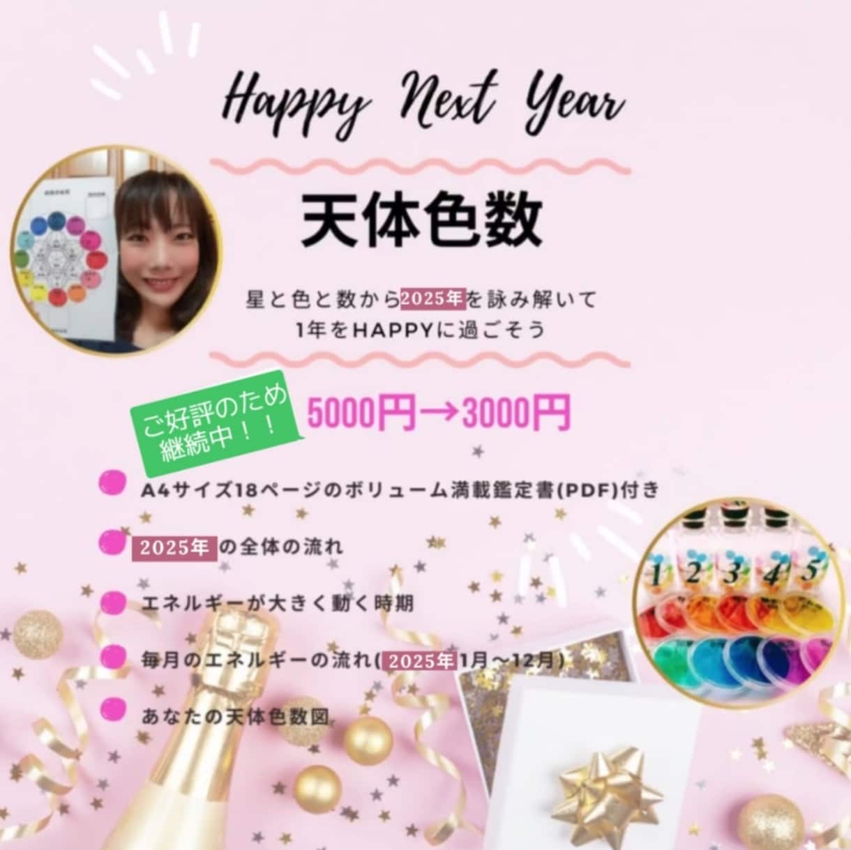 2026年の運勢をお伝えします 今年の運勢をA4、18Pのボリュームで詳しくお伝えします。 イメージ1