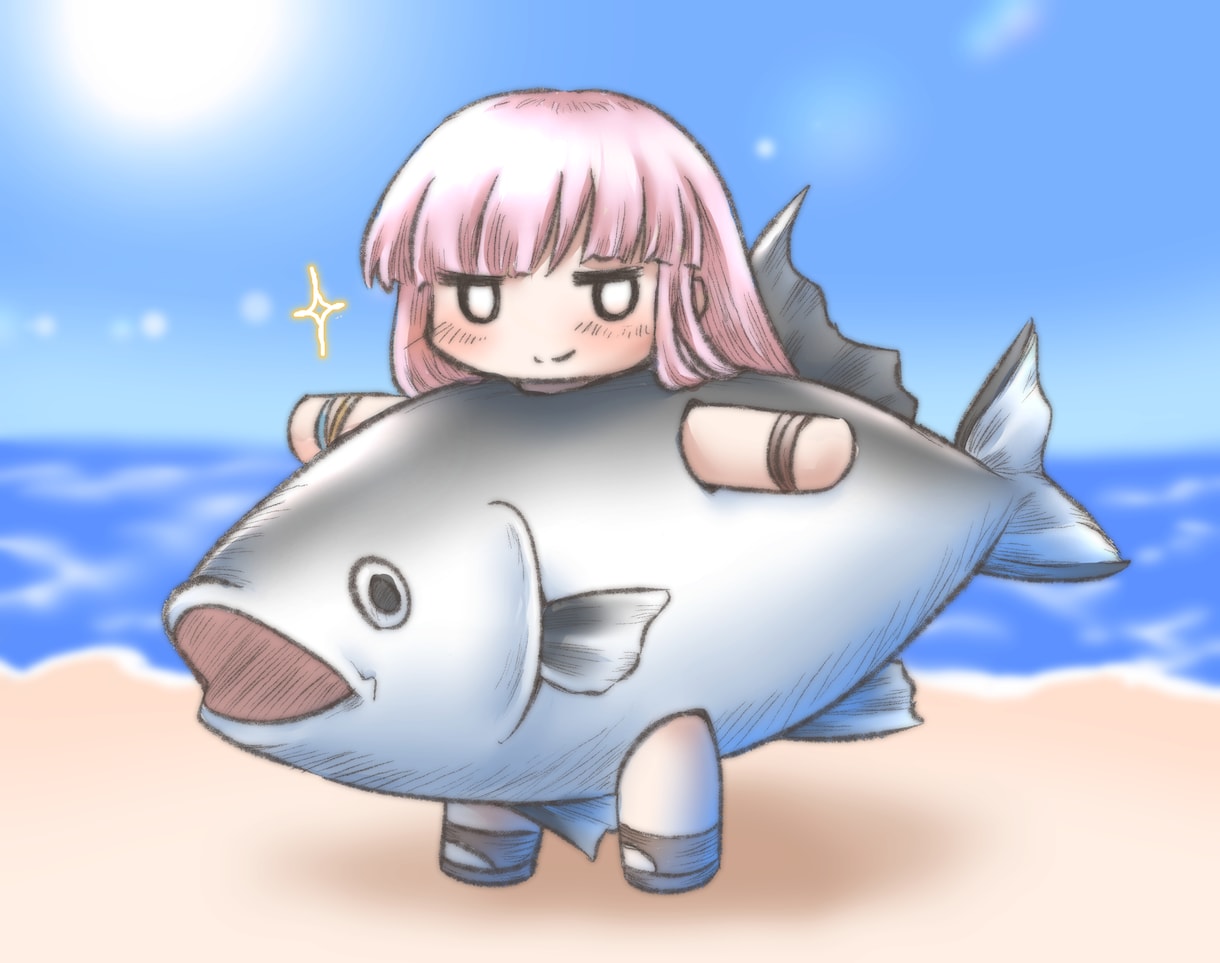 丸い目のぬいぐるみのようなイラスト描きます SNSやブログ、YouTube等にご使用いただけます！ イメージ4